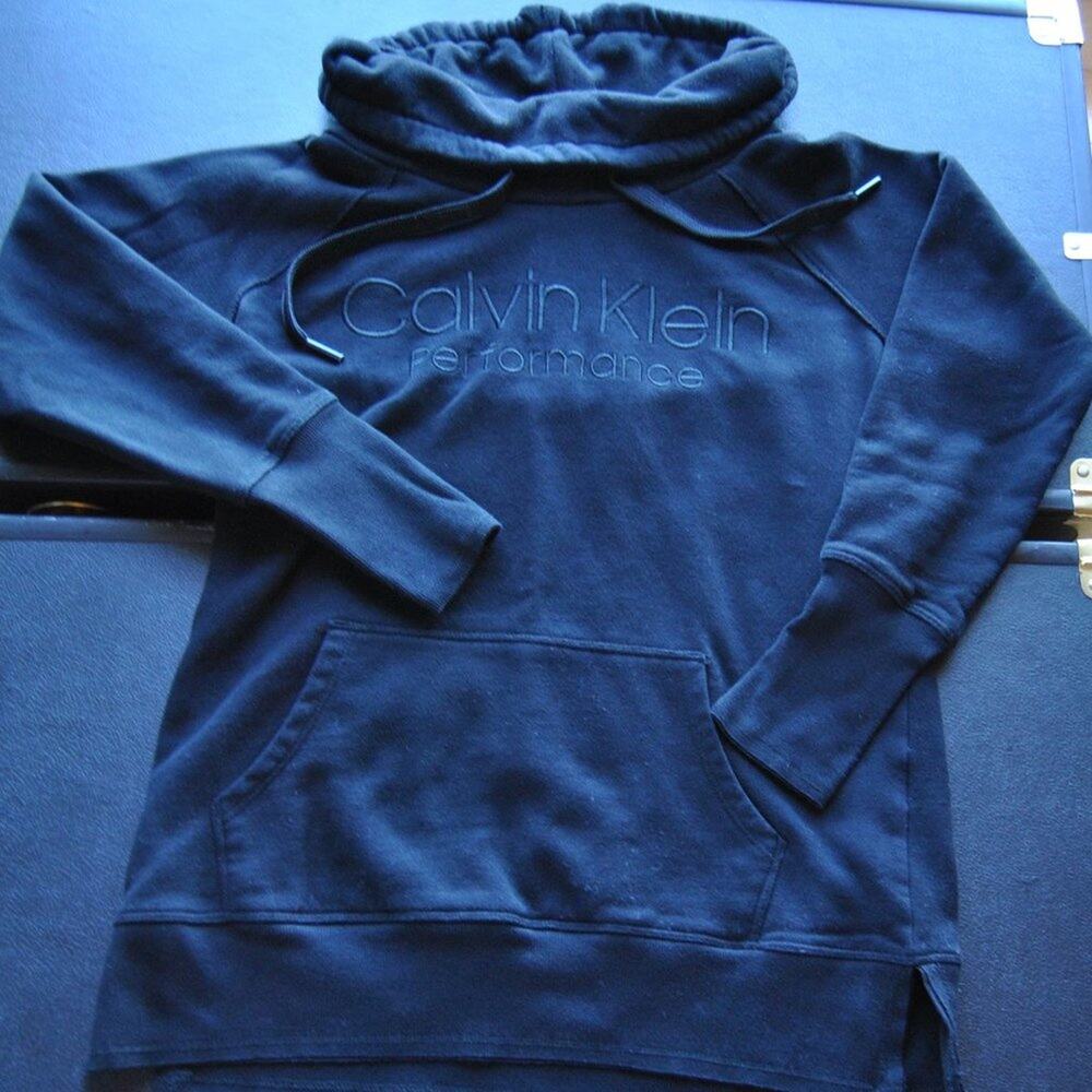 Calvin Klein Performance Black Turtleneck Pullover Sweater Small